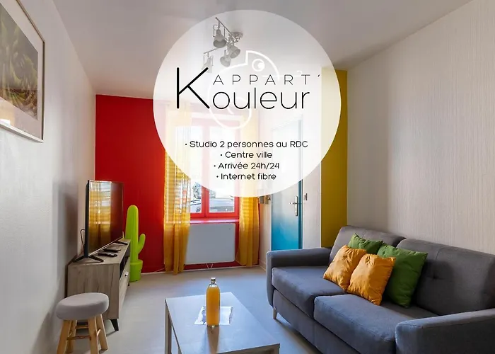 L\'Appart K-Ouleur- Wifi Fibre-Checkin Auto- 2 Pers